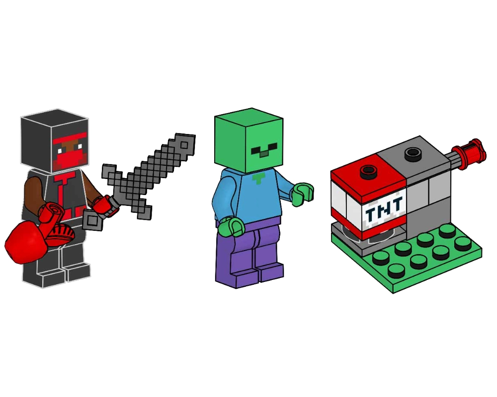 LEGO 662304 "Ninja, Zombie and TNT Launcher"