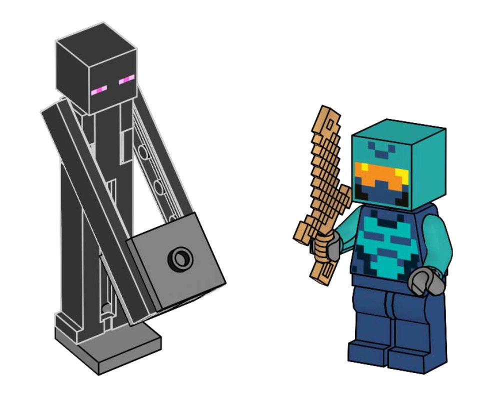 LEGO 662305 Nether Adventurer and Enderman