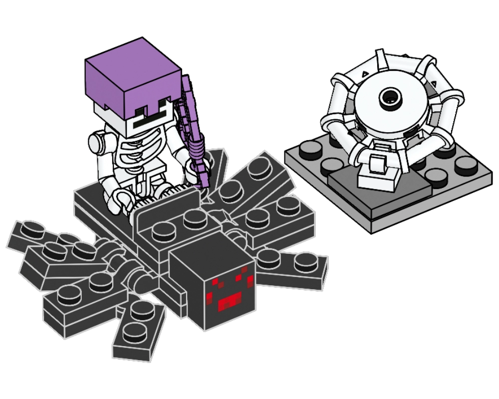 LEGO 662307 Skeleton with Spider and Spiderweb