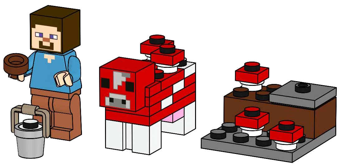 LEGO 662407 Steve and Mooshroom