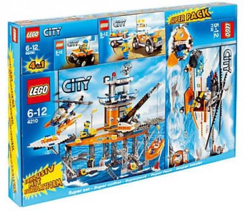 LEGO 66290 City Coast Guard Super Pack 4 in 1