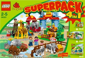 LEGO 66321 Zoo Super Pack 4 in 1