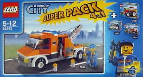 LEGO 66345 City Super Pack 4 in 1