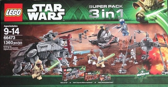 LEGO 66473 Star Wars Super Pack 3 in 1