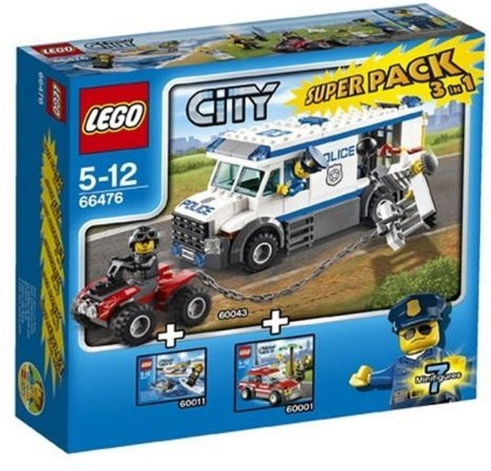 LEGO 66476 City Super Pack 3 in 1