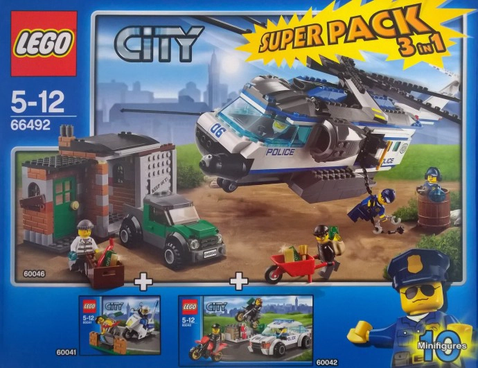 LEGO 66492 City Super Pack 3 in 1