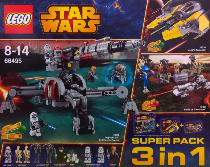 LEGO 66495 Star Wars Super Pack 3 in 1