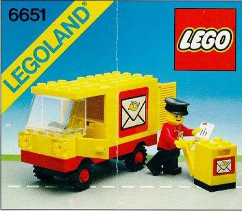 LEGO 6651 Post Office Van