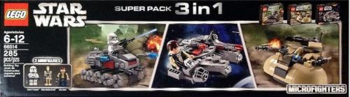 LEGO 66514 Star Wars Microfighters Super Pack 3 in 1