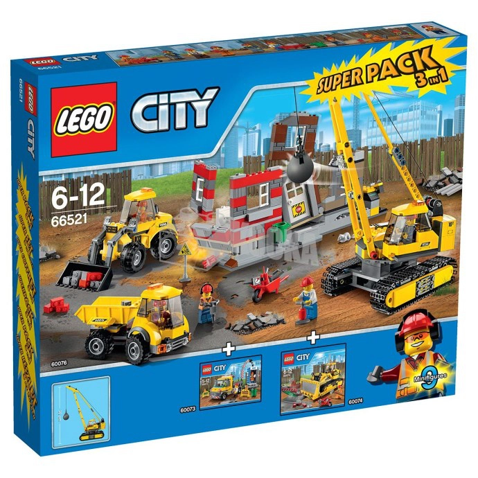 LEGO 66521 City Super Pack 3 in 1