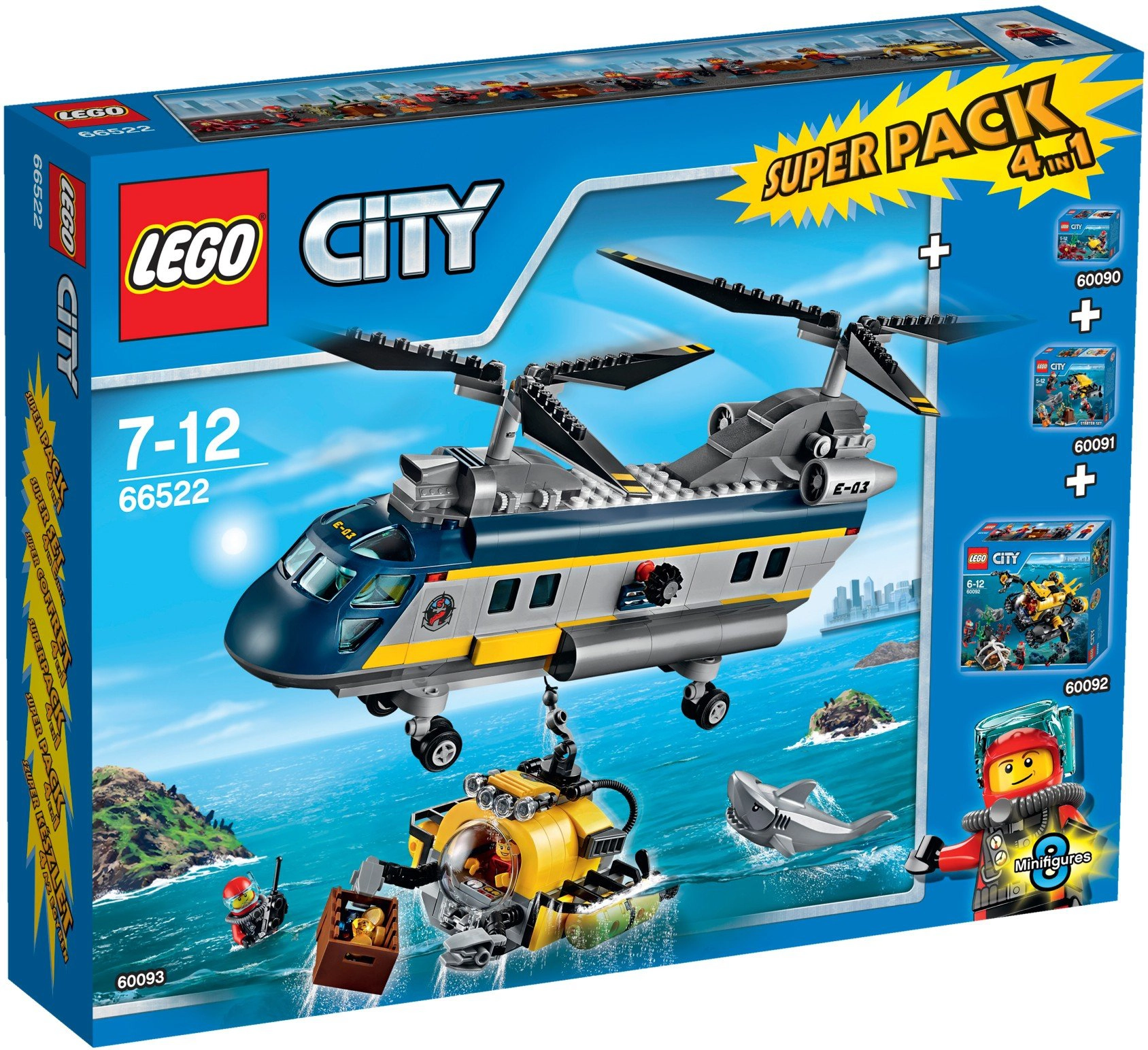 LEGO 66522 City Super Pack 4 in 1