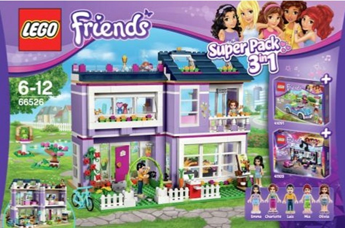 LEGO 66526 Friends Super Pack 3 in 1