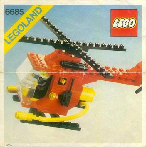 LEGO 6685 Fire Copter 1