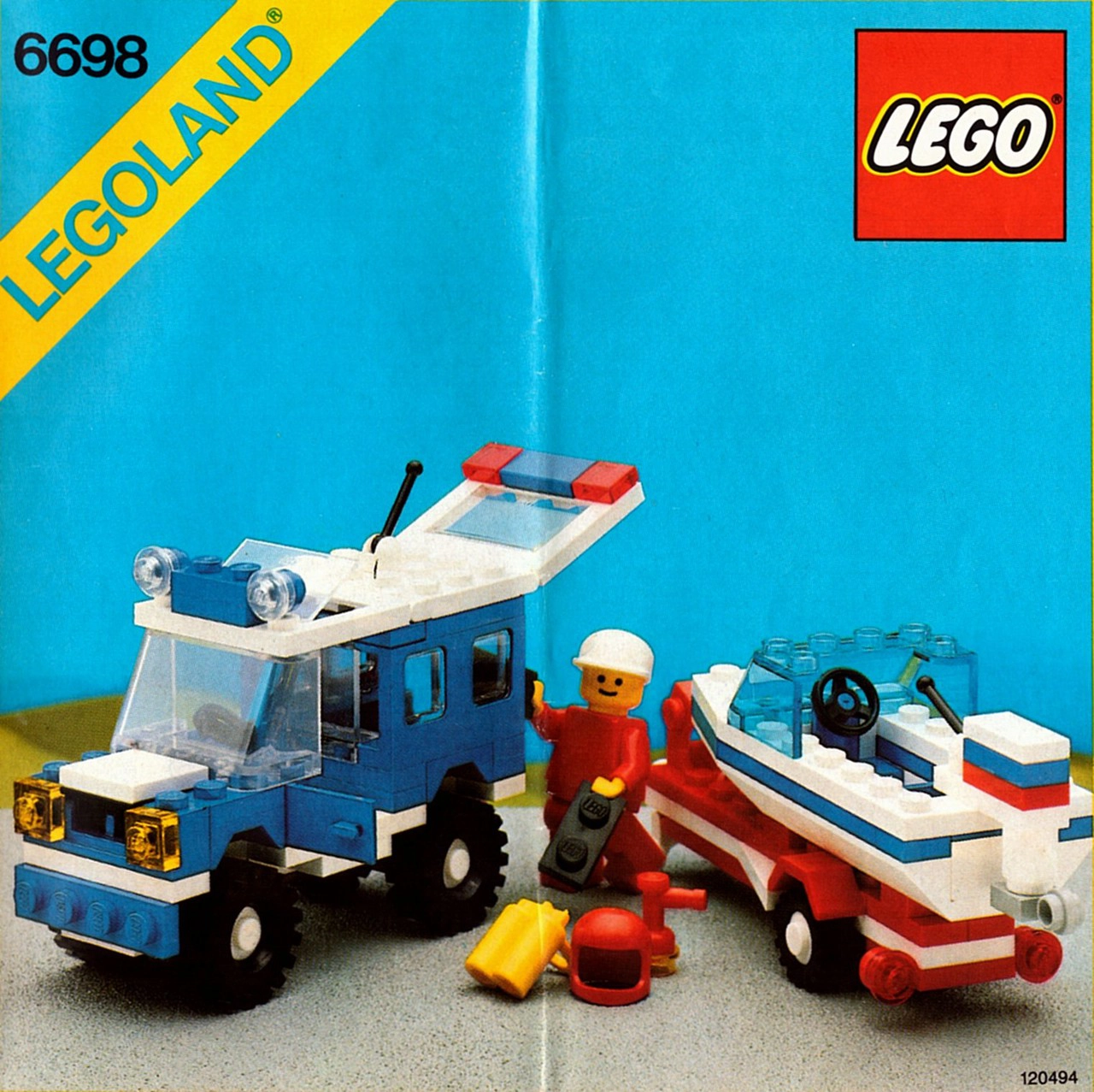 LEGO 6698 RV with Speedboat