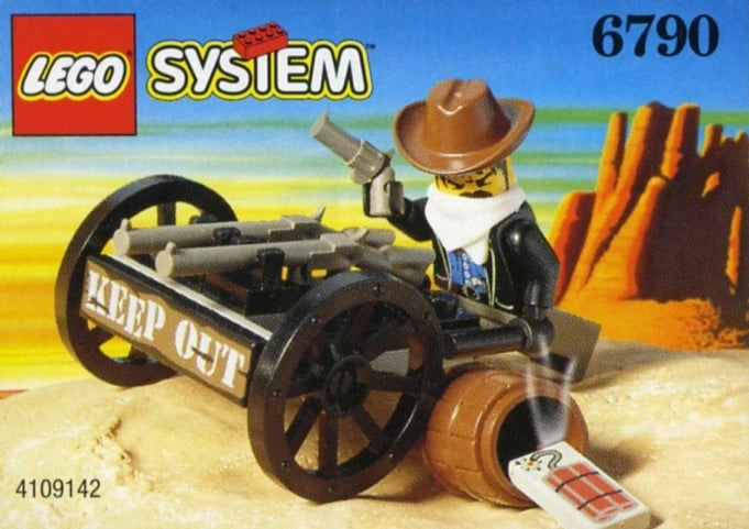 LEGO 6790 Bandit's Wheelgun (Boxed)