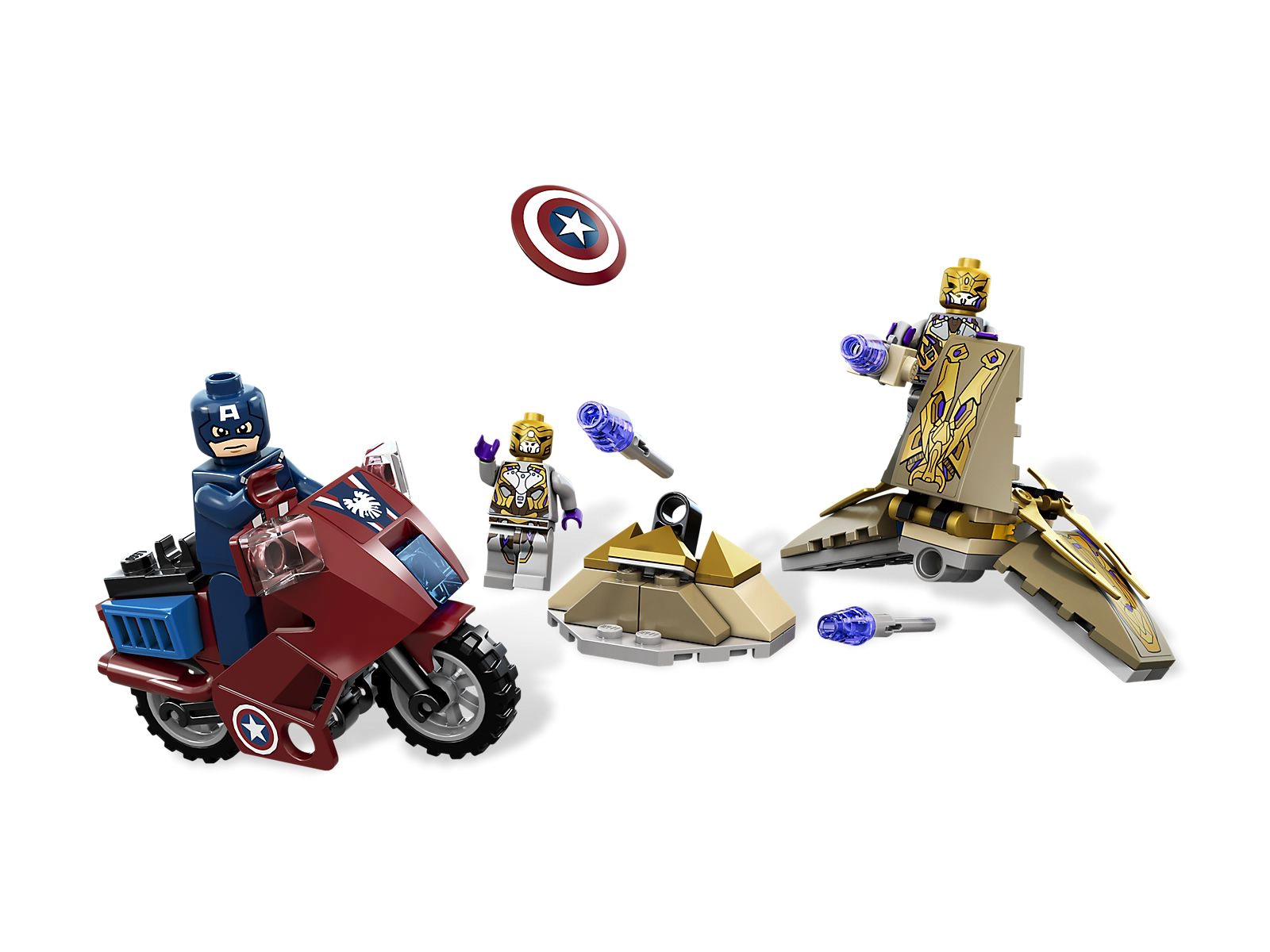 LEGO 6865 Captain America's Avenging Cycle