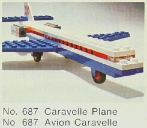 LEGO 687 Caravelle Plane