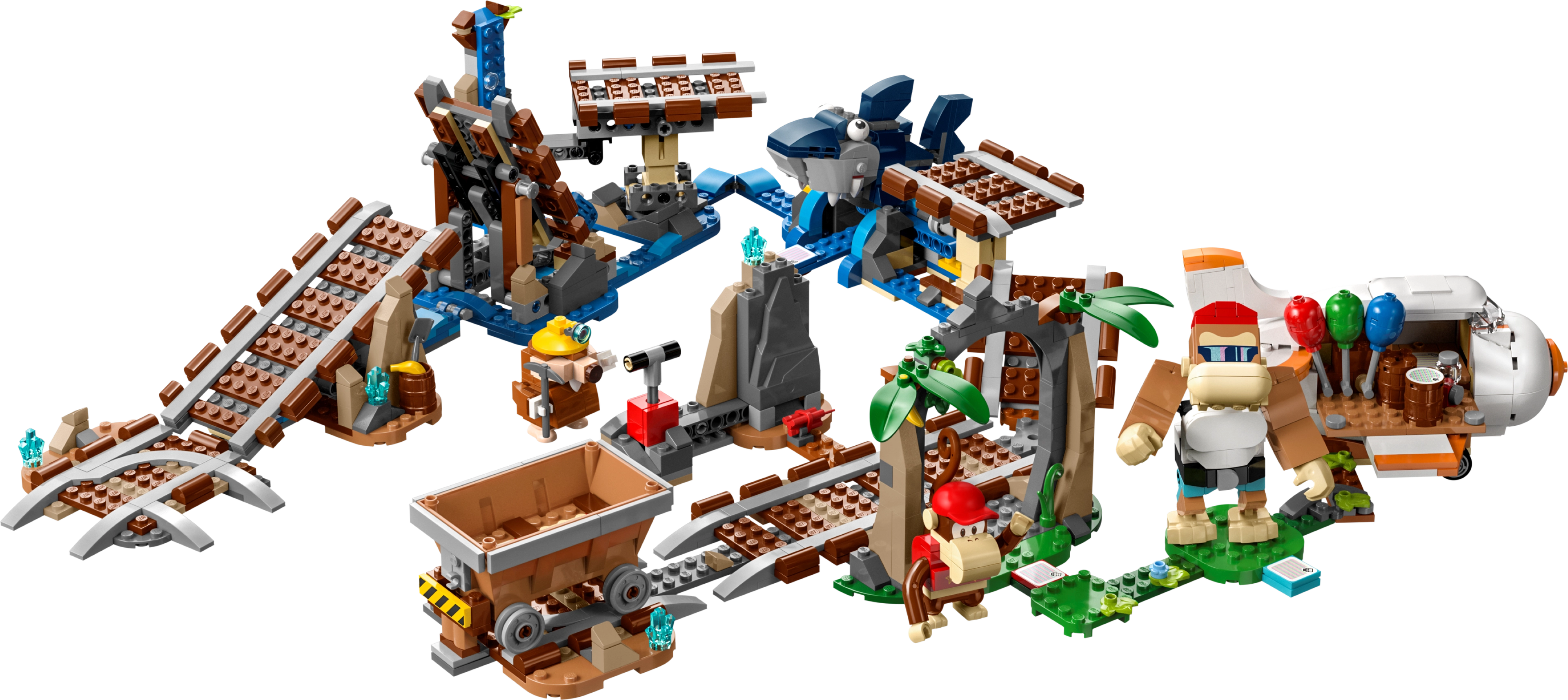 LEGO 71425 Diddy Kong's Mine Cart Ride Expansion Set