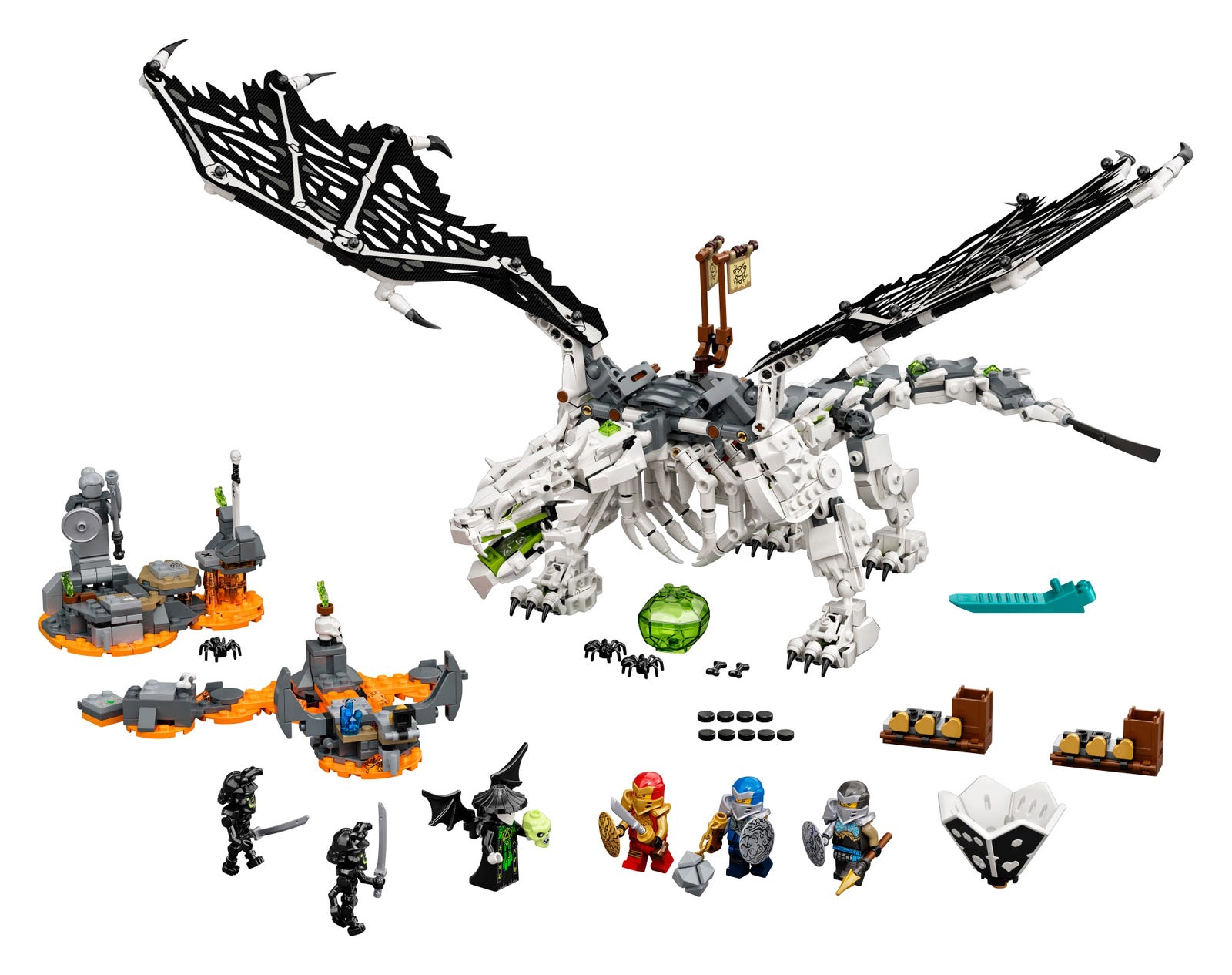 LEGO 71721 Skull Sorcerer's Dragon