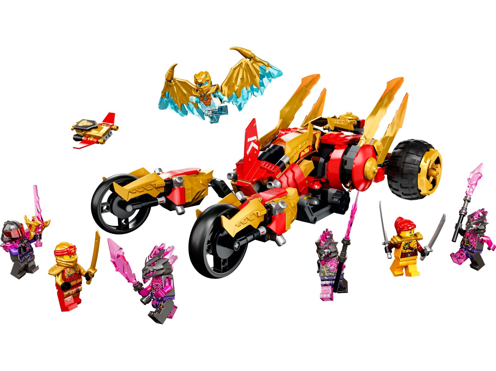 LEGO 71773 Kai's Golden Dragon Raider