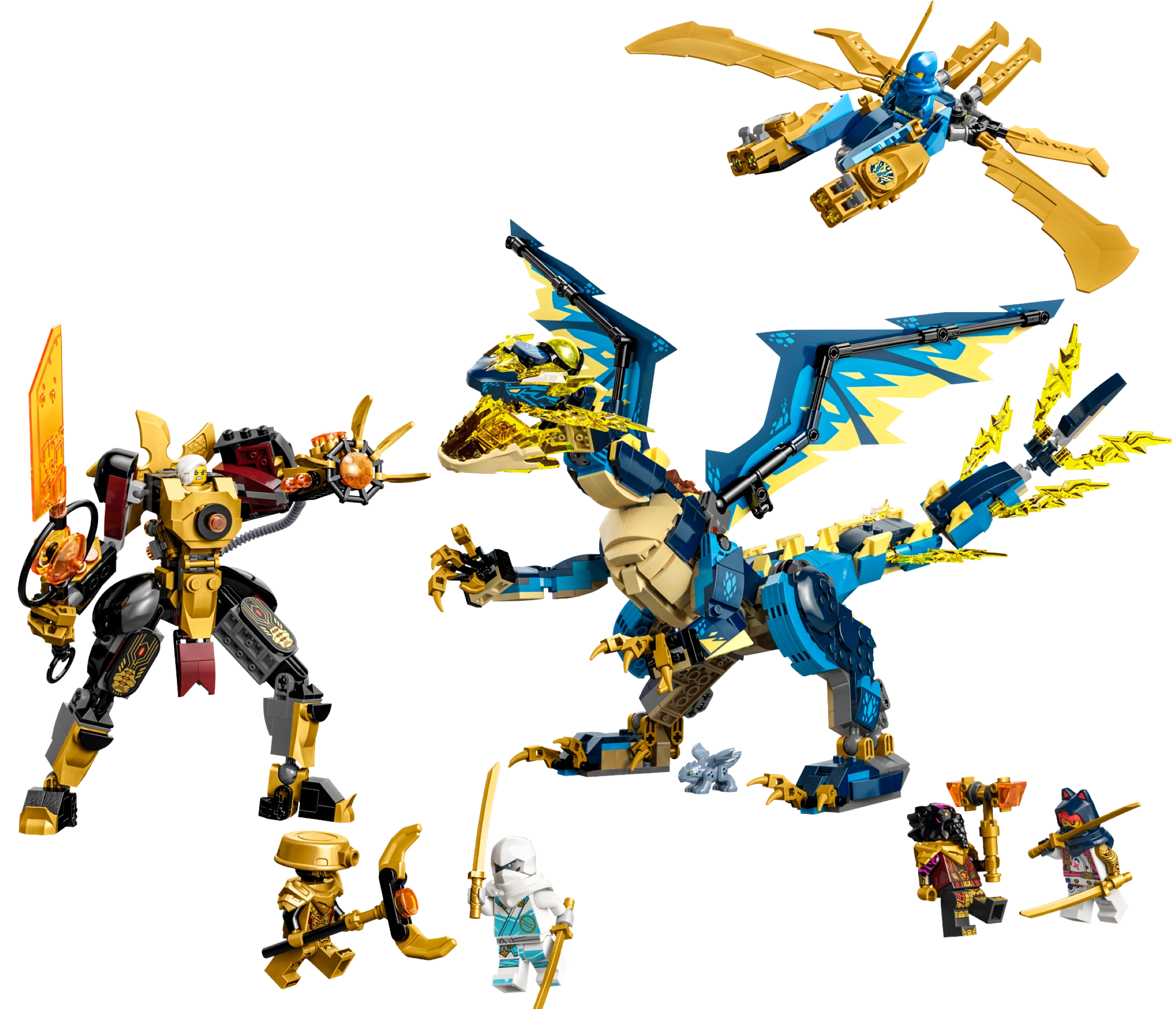 LEGO 71796 Elemental Dragon vs. The Empress Mech