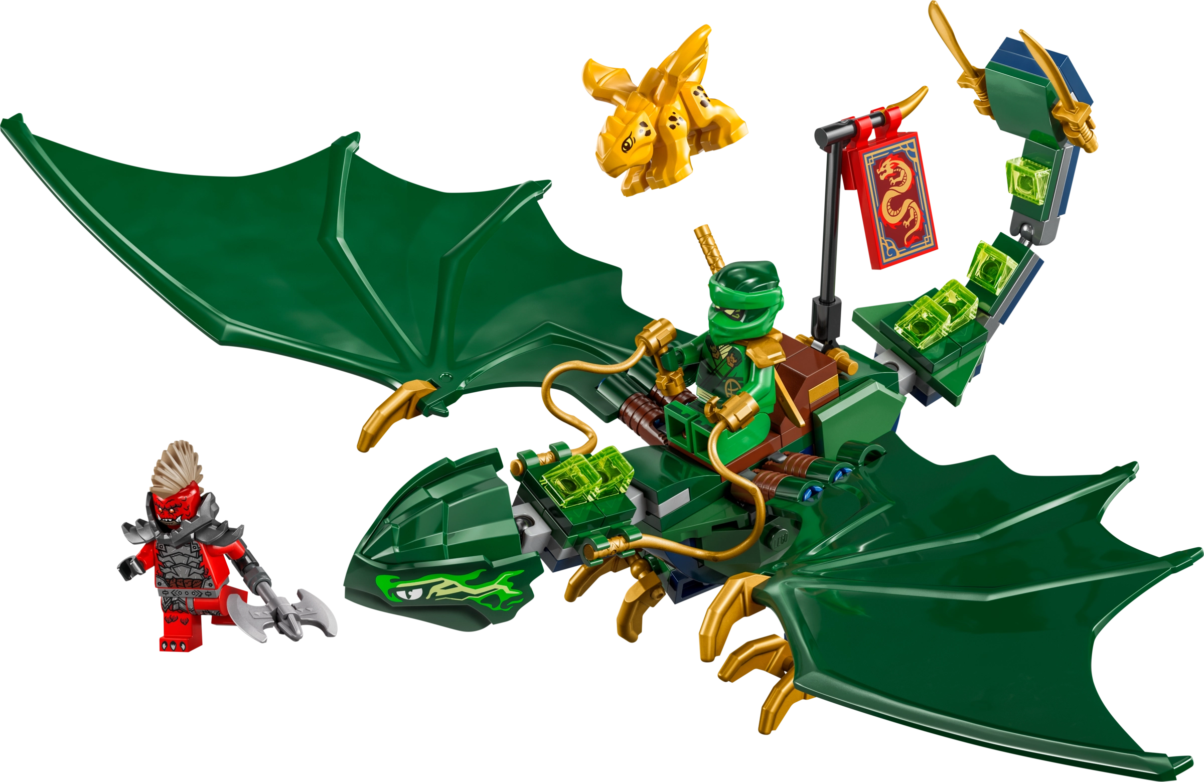 LEGO 71829 Lloyd's Green Forest Dragon