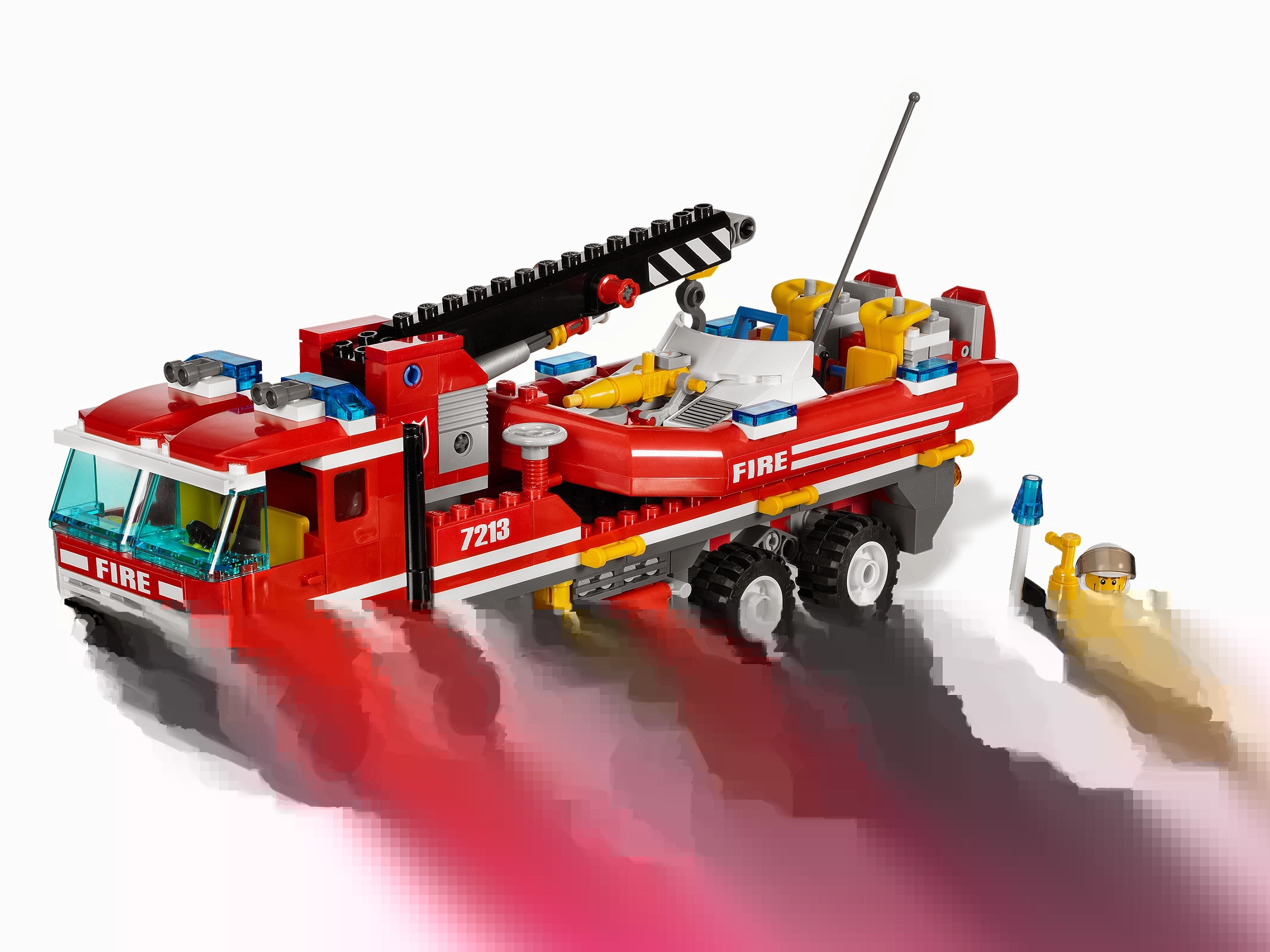 LEGO 7213 Off-Road Fire Truck & Fireboat