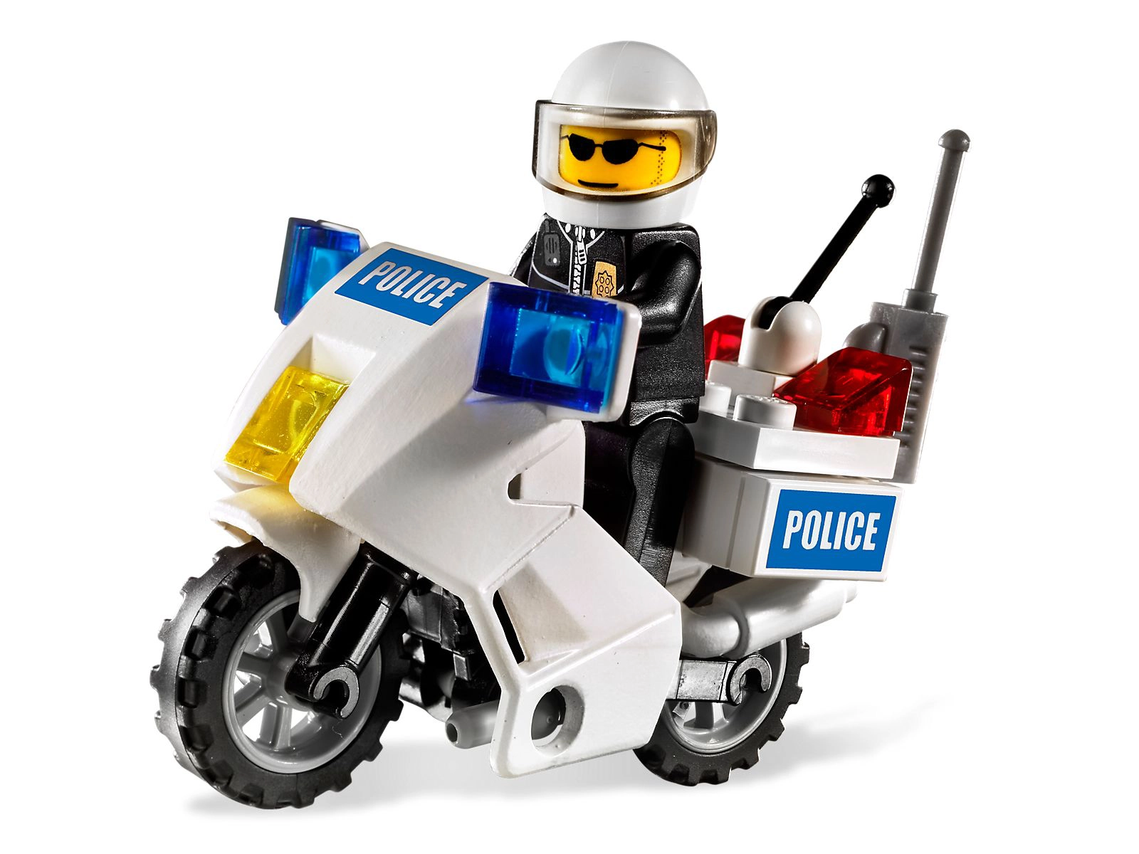 LEGO 7235 Police Motorcycle (Blue Sticker Version)