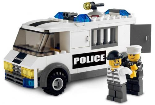 LEGO 7245 "Prisoner Transport, Black Logo"