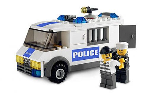 LEGO 7245 Prisoner Transport - Blue Sticker Version