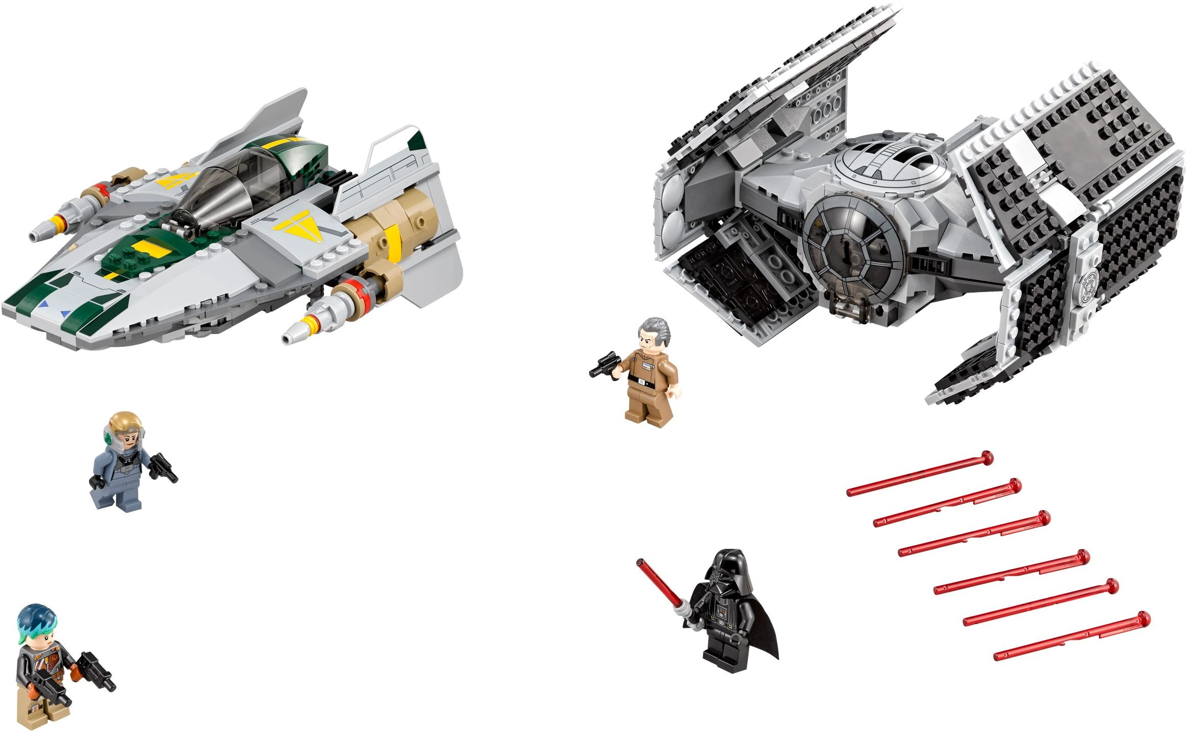 LEGO 75150 Vader's TIE Advanced vs. A-Wing Starfighter