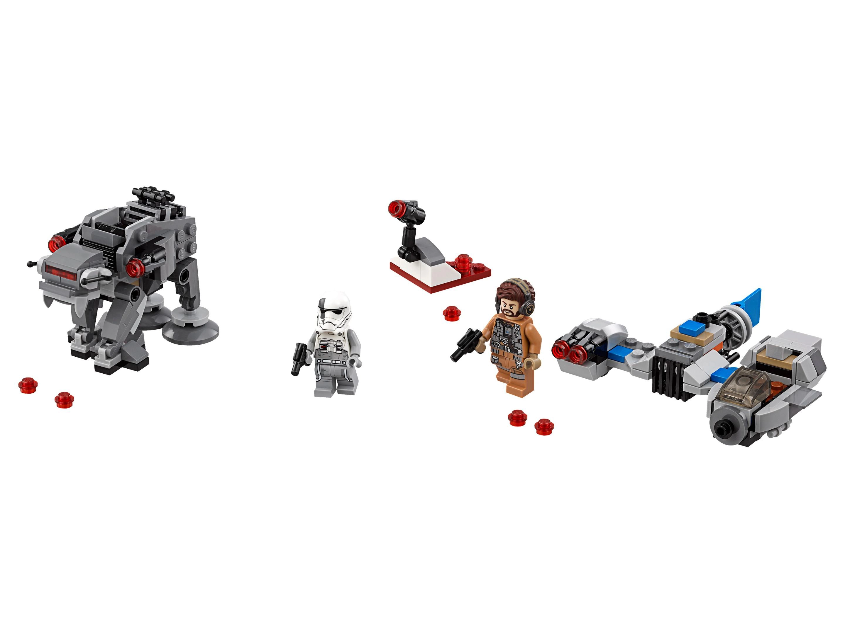 LEGO 75195 Ski Speeder vs First Order Walker Microfighters