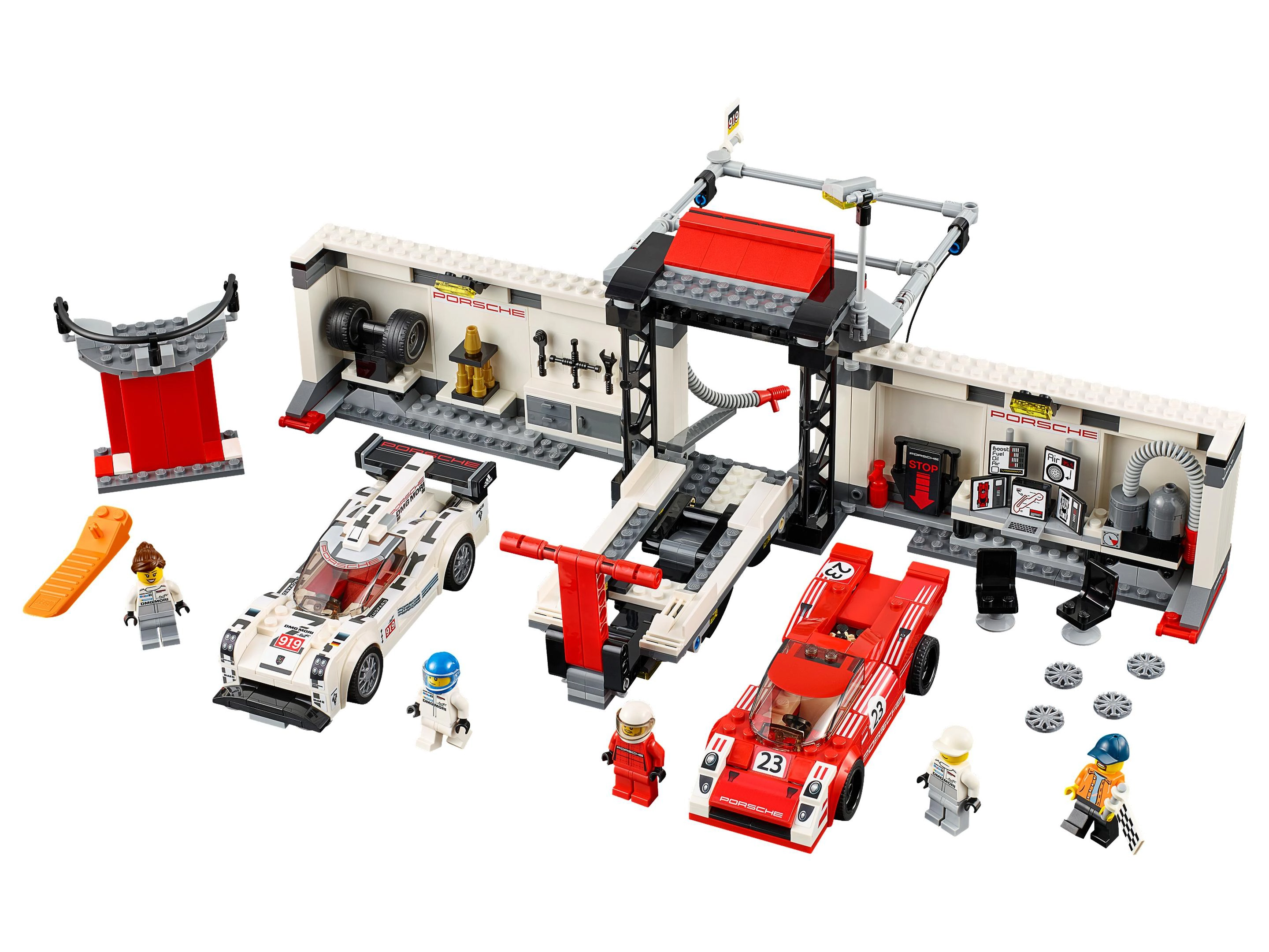 LEGO 75876 Porsche 919 Hybrid and 917K Pit Lane