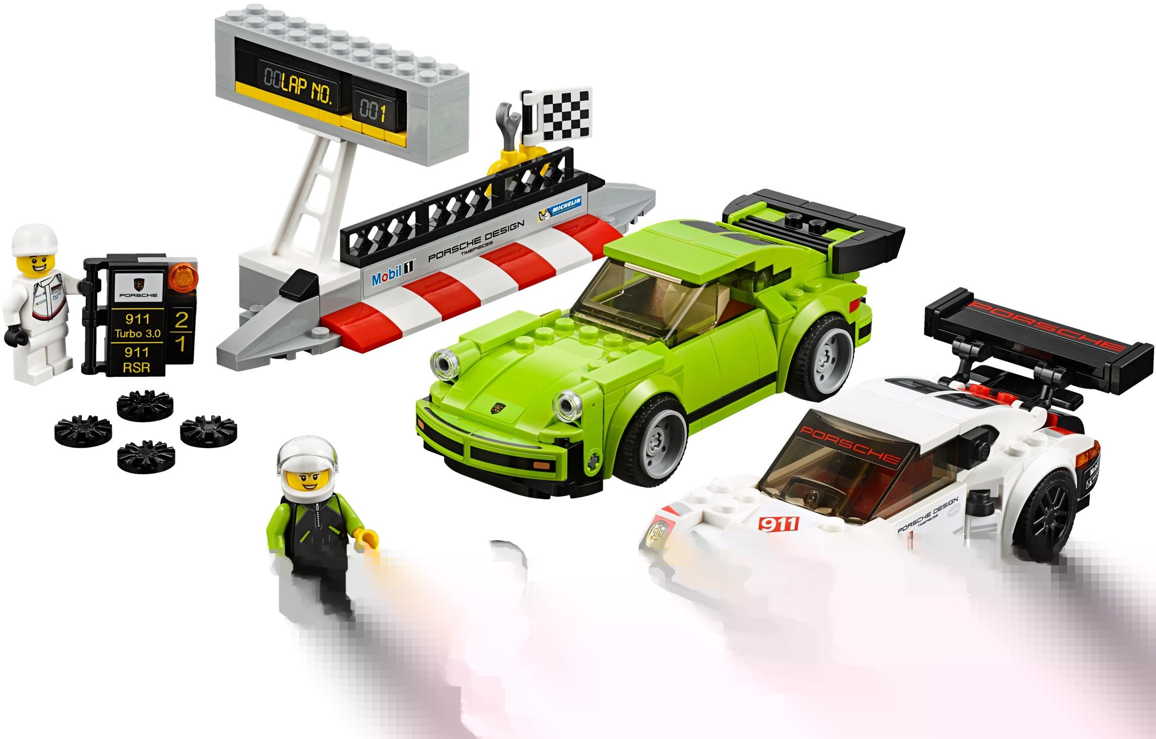 LEGO 75888 Porsche 911 RSR and 911 Turbo 3.0