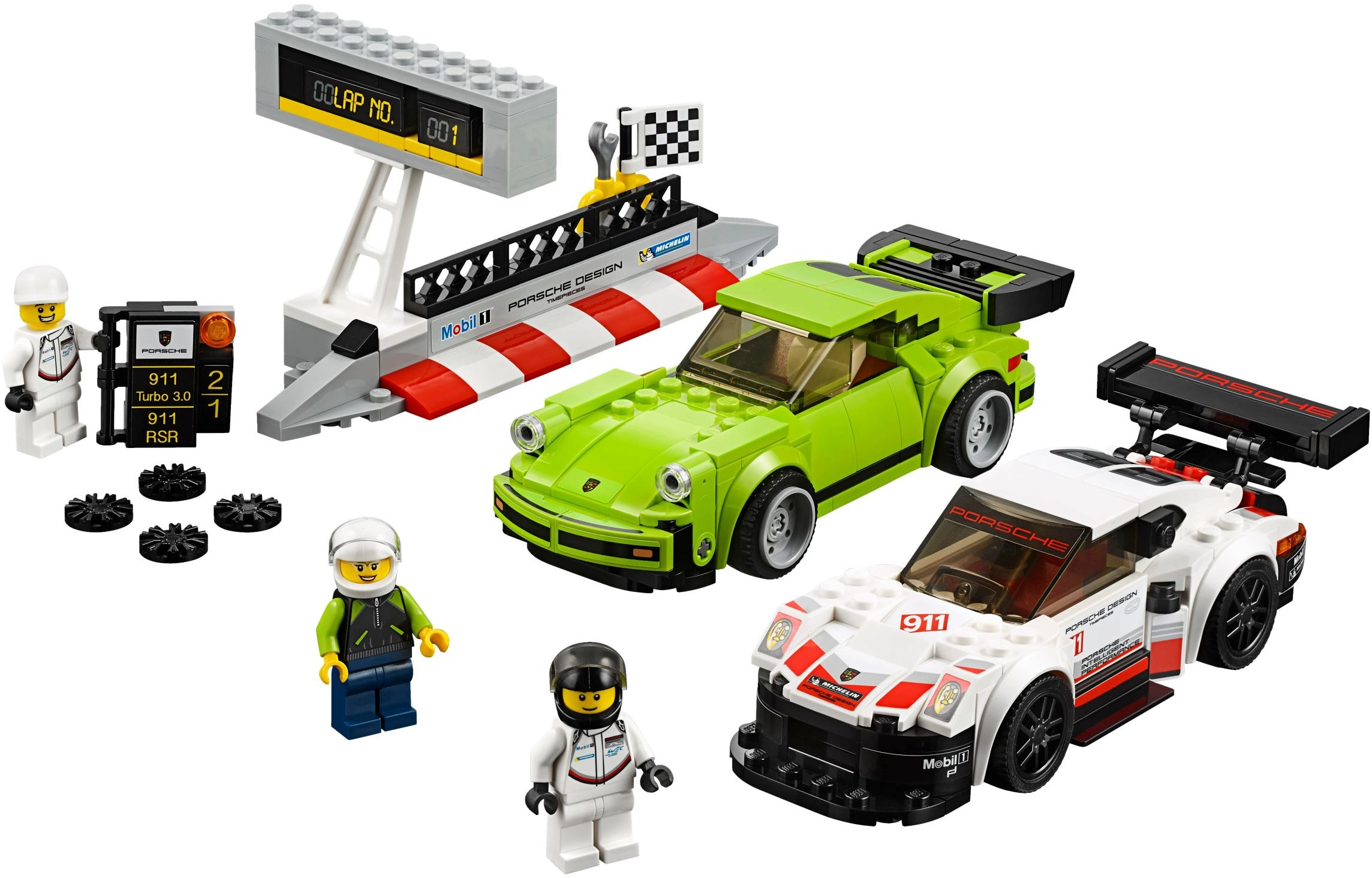 LEGO 75888 Porsche 911 RSR and 911 Turbo 3.0