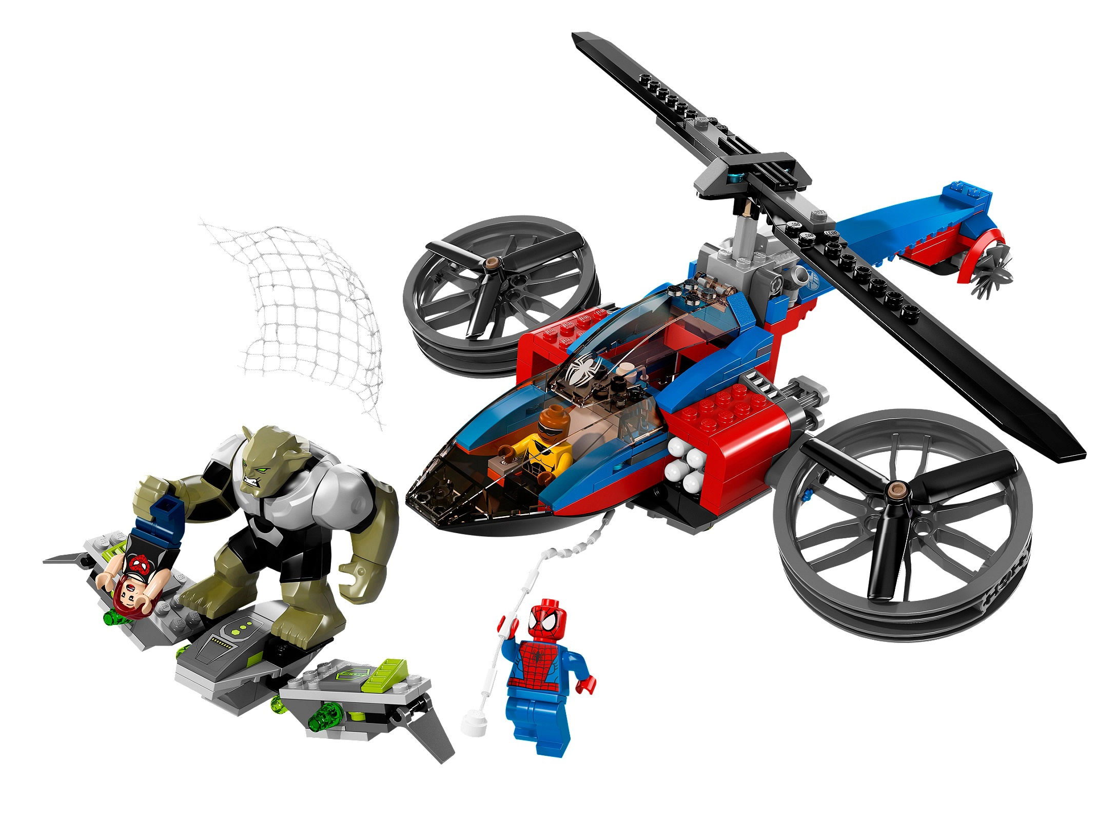 LEGO 76016 Spider-Helicopter Rescue