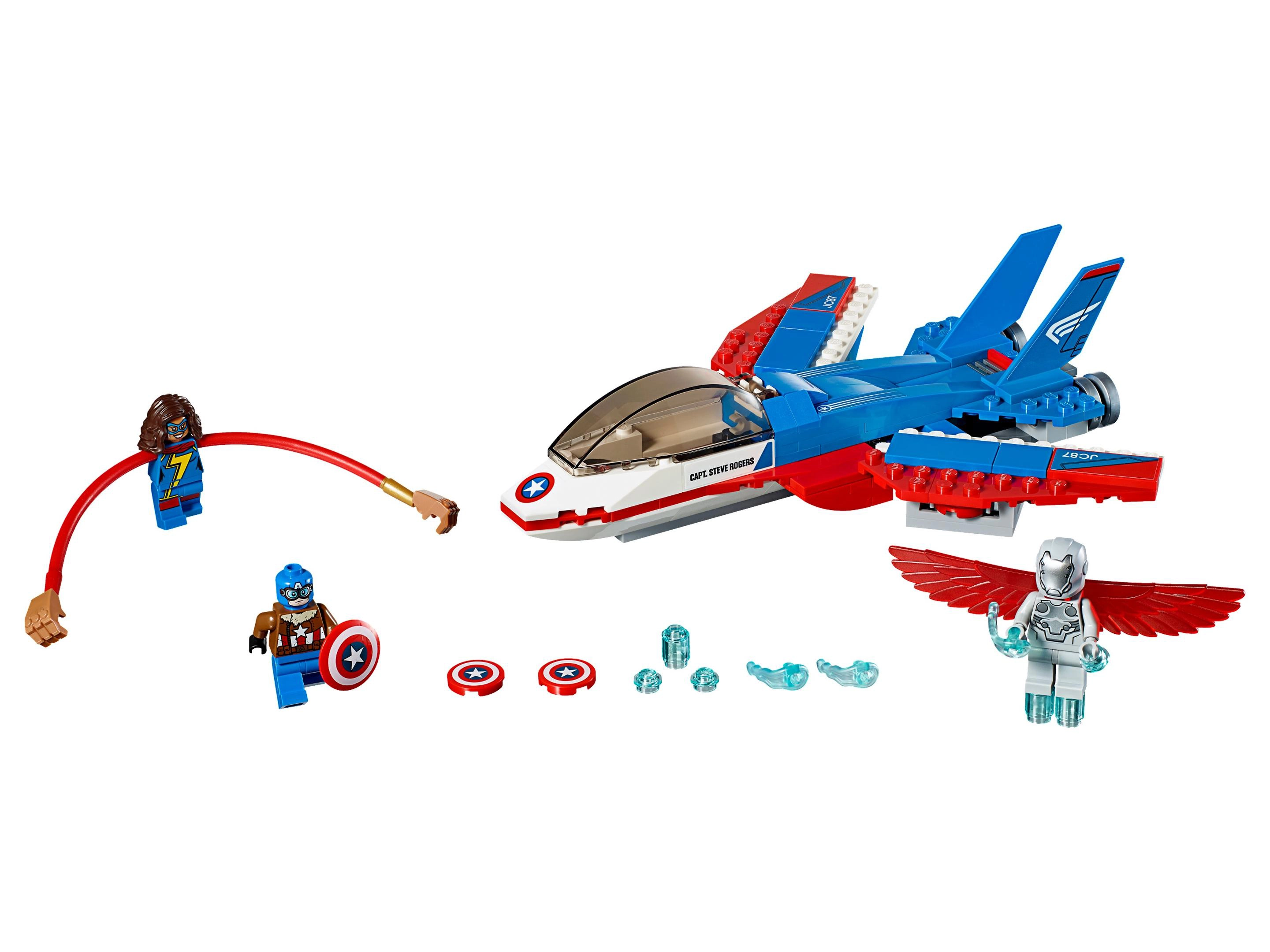 LEGO 76076 Captain America Jet Pursuit