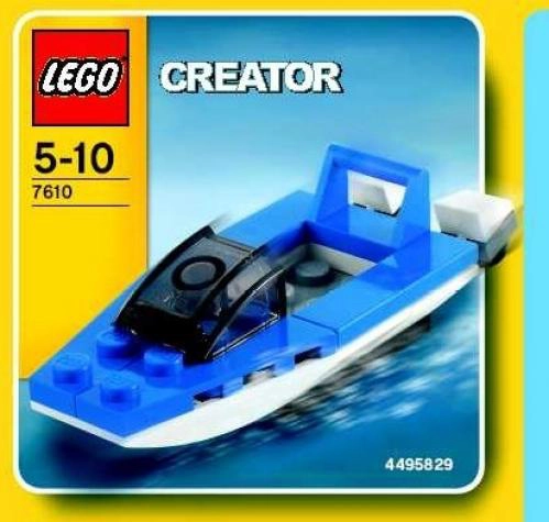 LEGO 7610 Speedboat