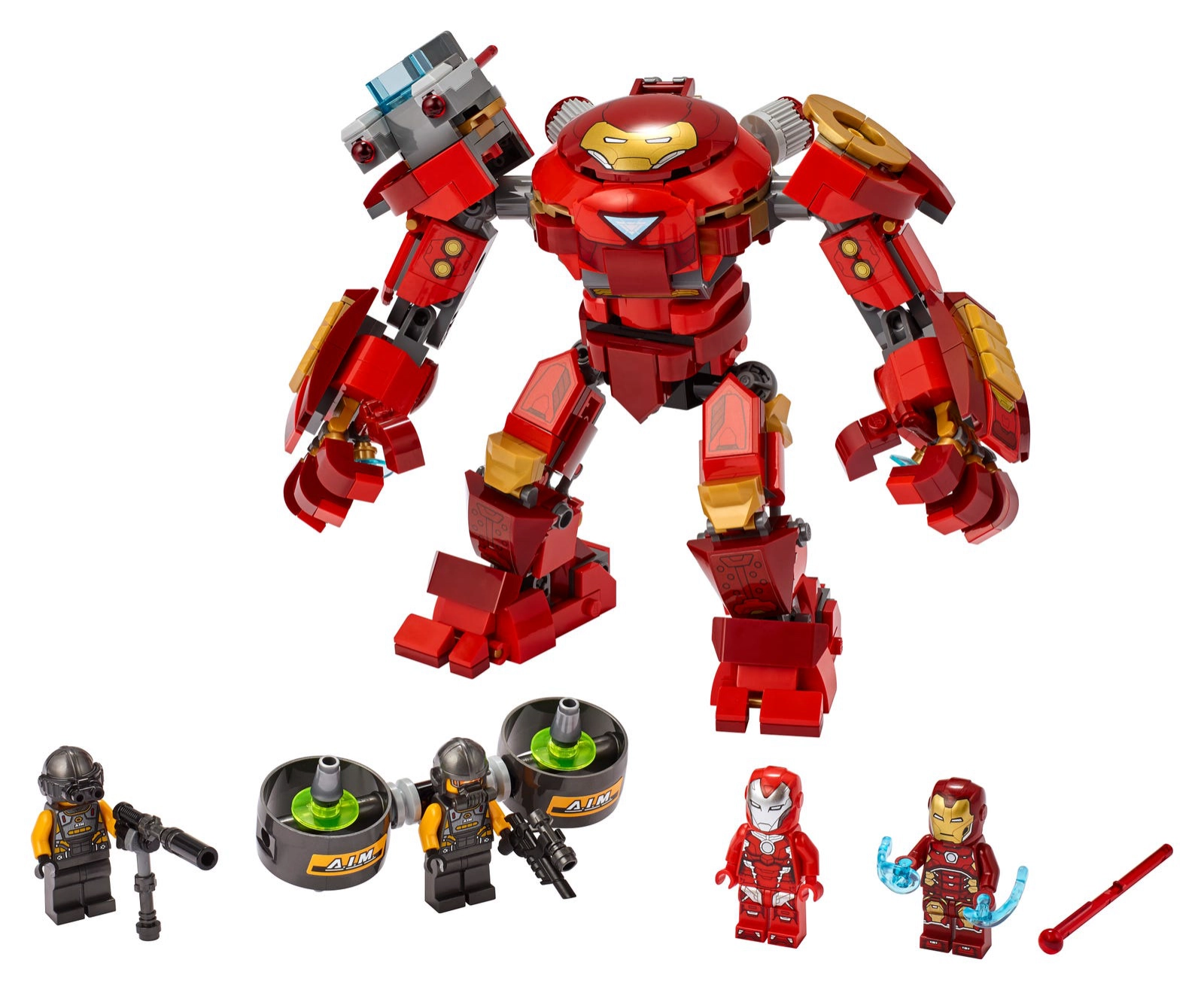 LEGO 76164 Iron Man Hulkbuster versus A.I.M. Agent