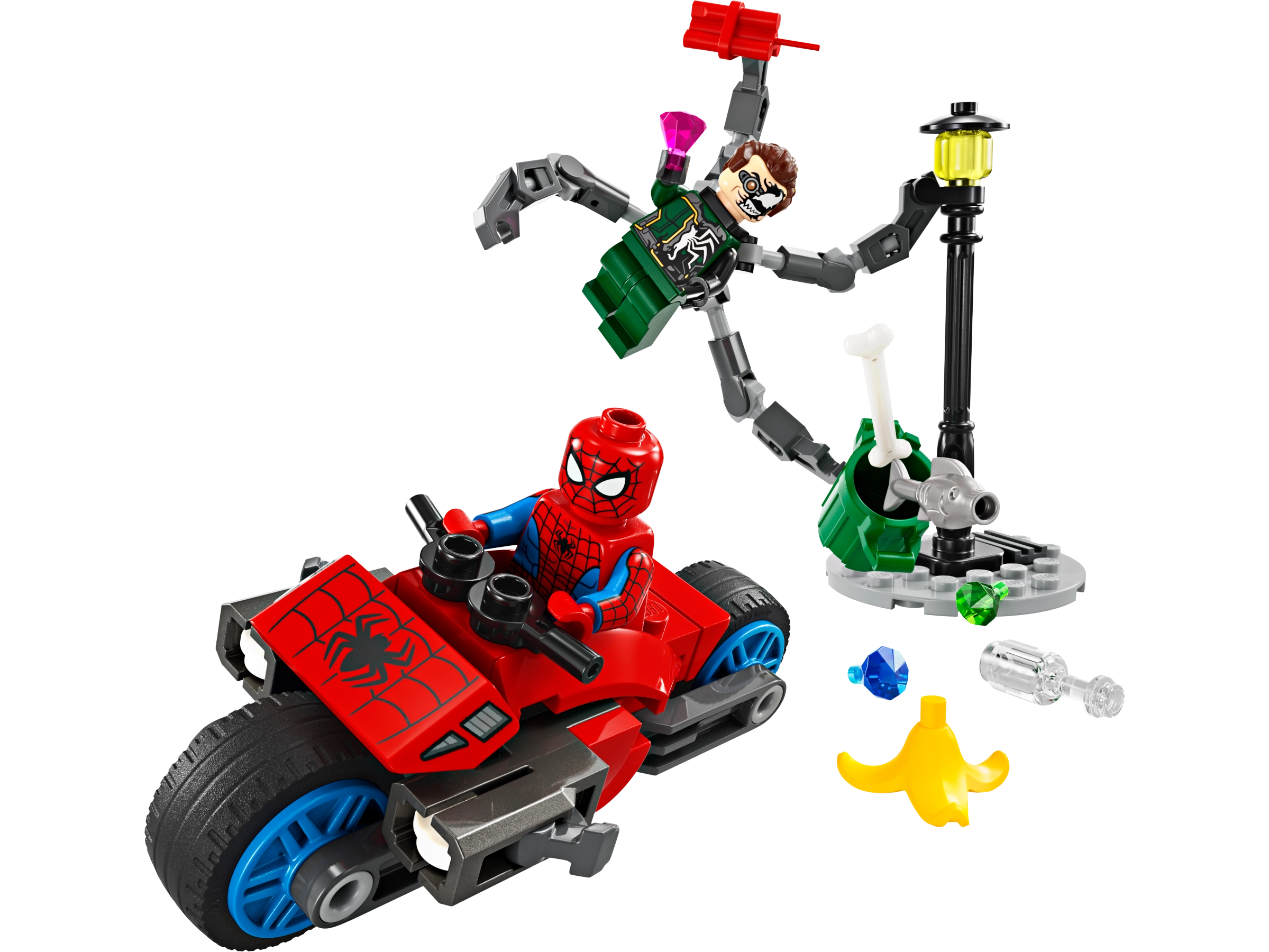 LEGO 76275 Motorcycle Chase: Spider-Man vs. Doc Ock