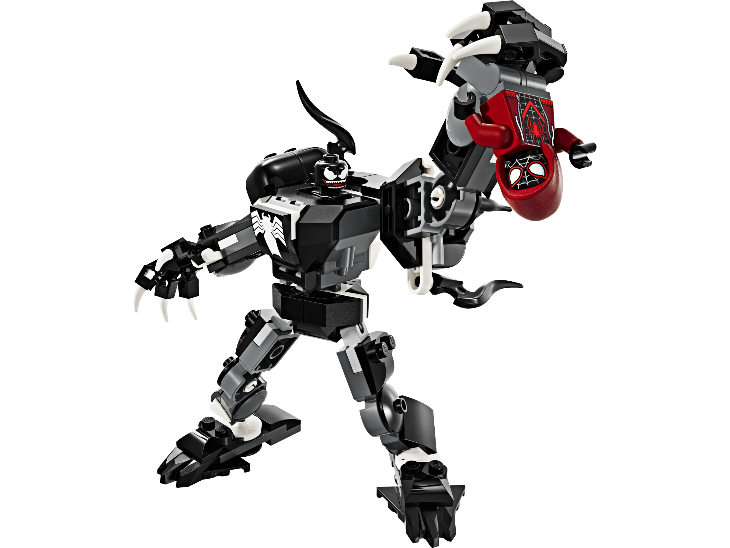 LEGO 76276 Venom Mech Armour vs. Miles Morales