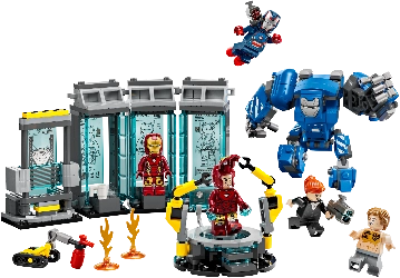 LEGO 76315 Iron Man's Laboratory: Hall of Armor