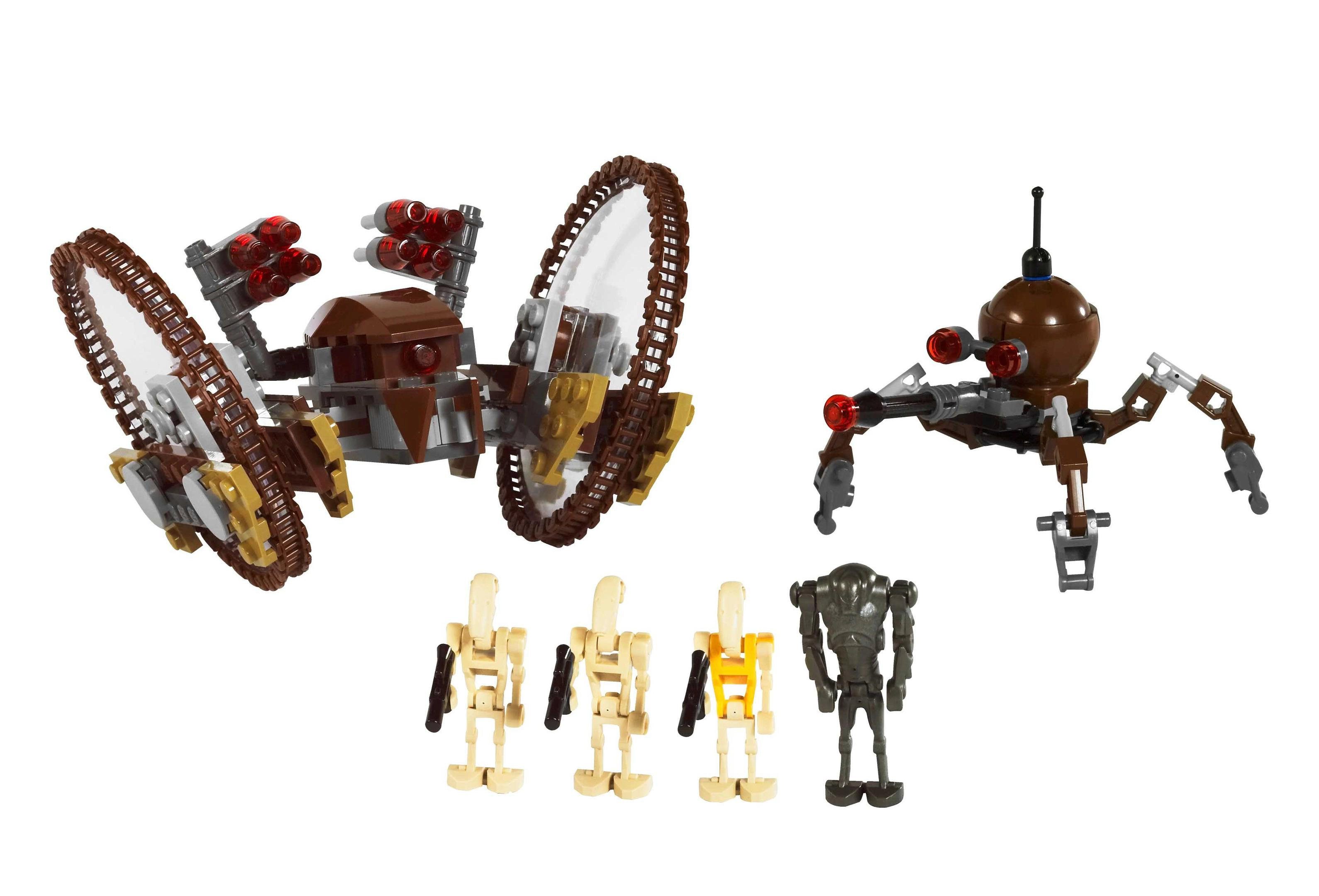 LEGO 7670 Hailfire Droid & Spider Droid