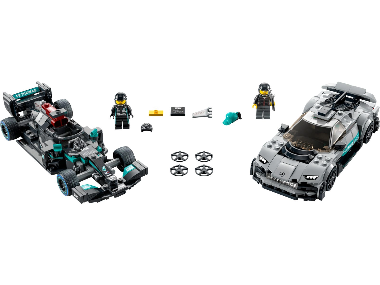 LEGO 76909 Mercedes-AMG F1 W12 E Performance & Mercedes-AMG Project One