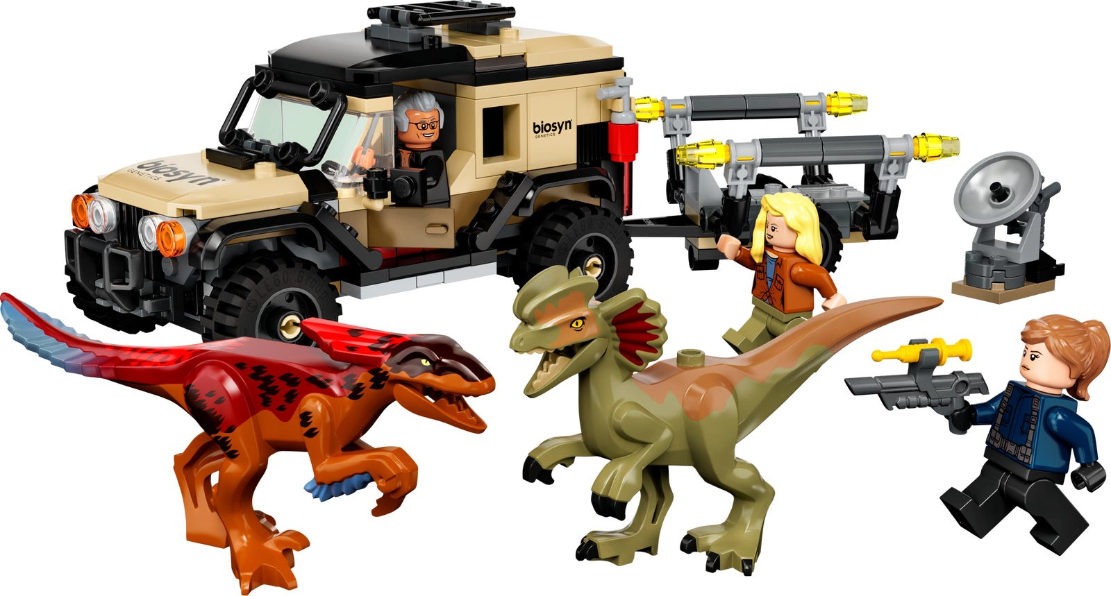 LEGO 76951 Pyroraptor & Dilophosaurus Transport