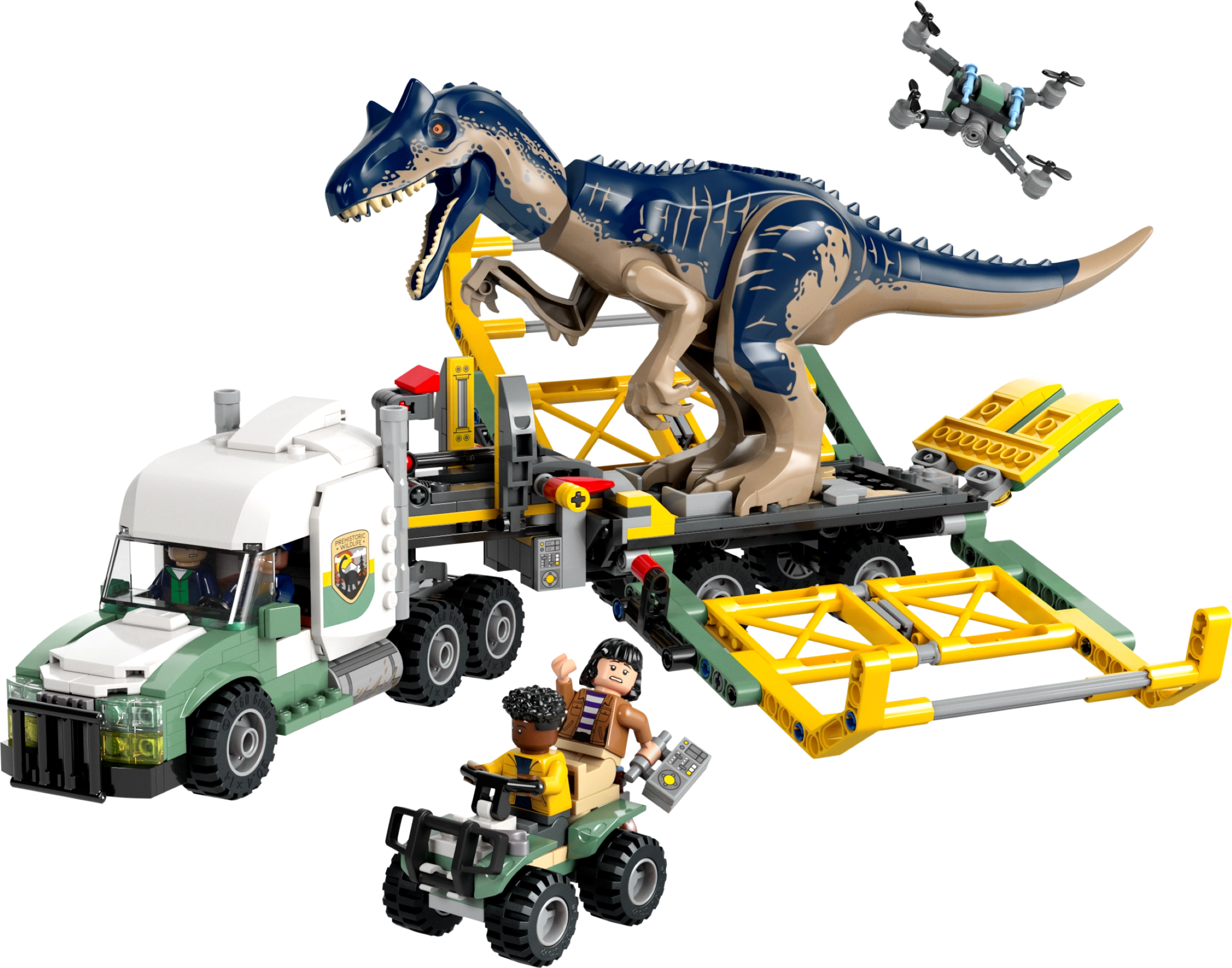 LEGO 76966 Dinosaur Missions: Allosaurus Transport Truck