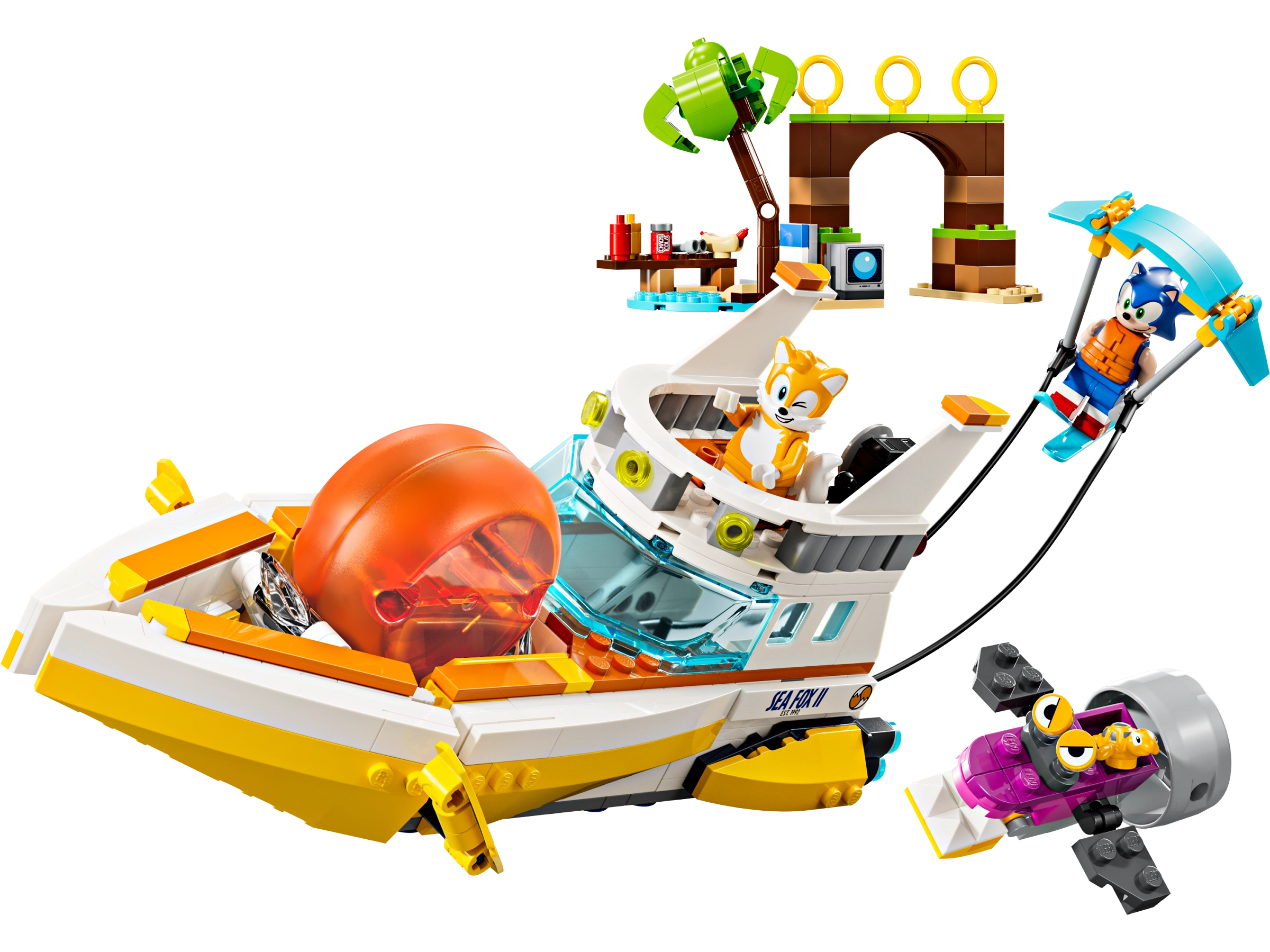 LEGO 76997 Tails' Adventure Boat