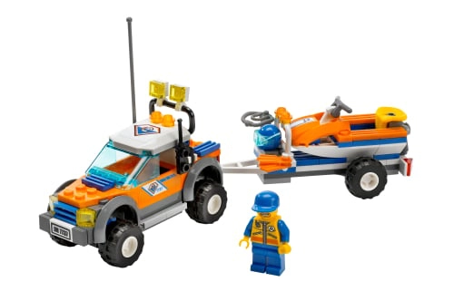 LEGO 7737 Coast Guard 4WD & Jet Scooter