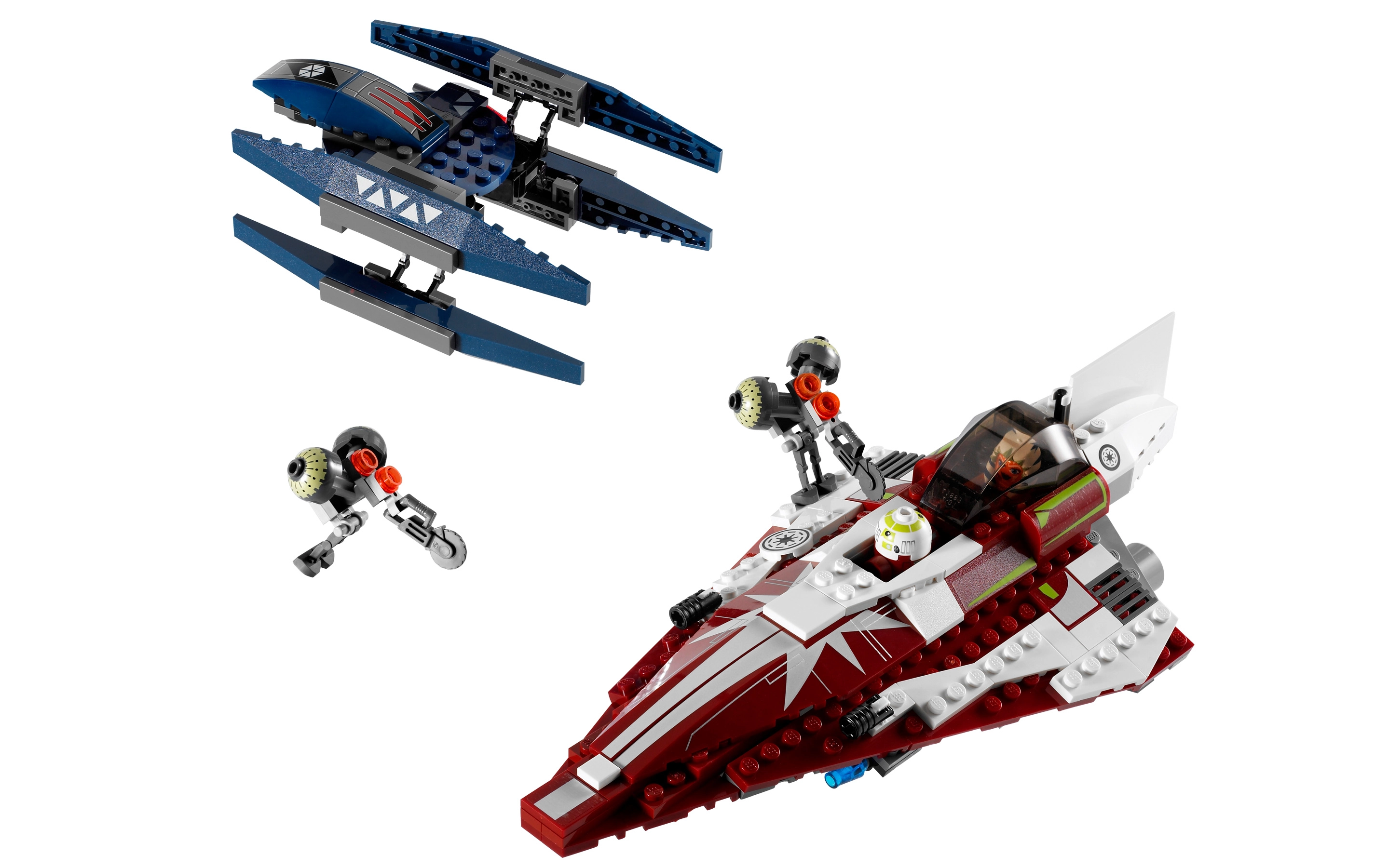 LEGO 7751 Ahsoka's Starfighter and Vulture Droid