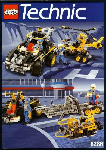 LEGO 8286 3 In 1 Car / Amphipower